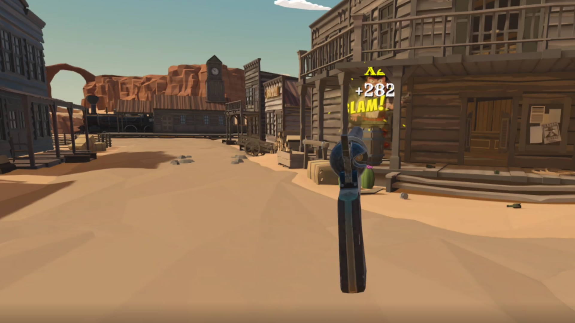 Main street clock tower