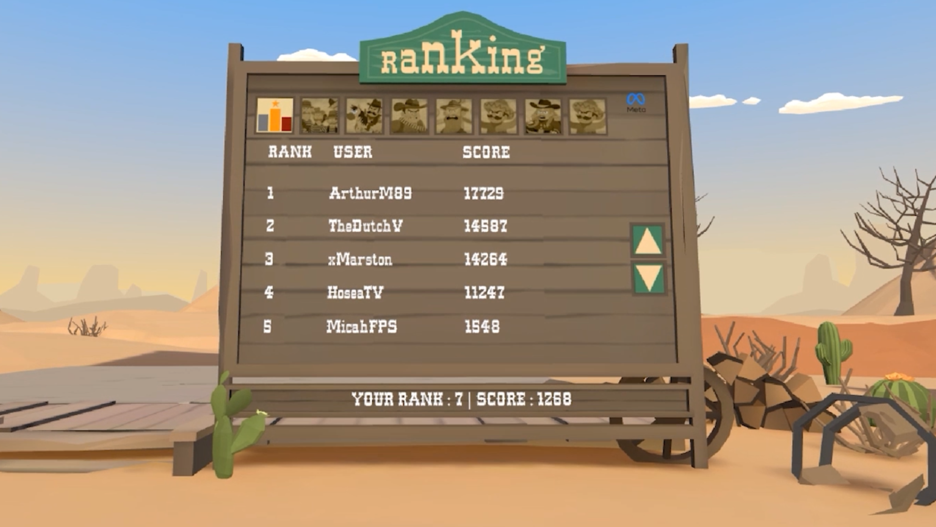 Global leaderboard